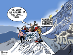 SAARC SUMMIT, KATHMANDU  by Paresh Nath