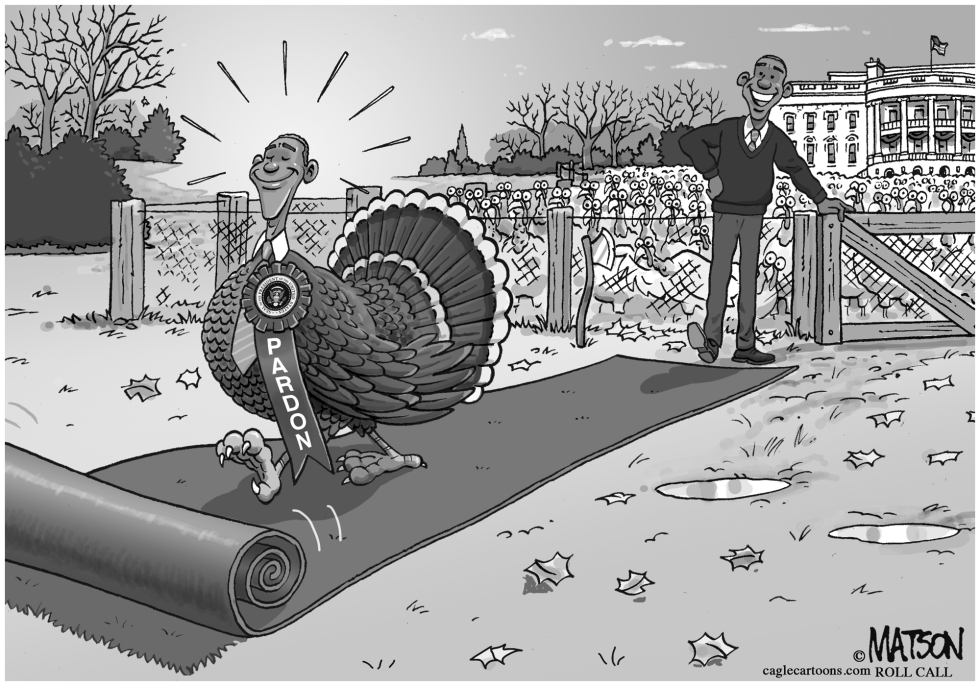 President Obama Pardons Obama Turkey