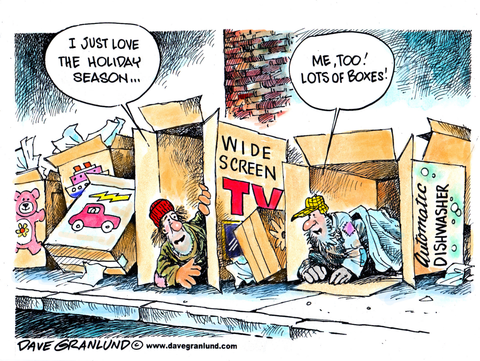 Holiday season and boxes