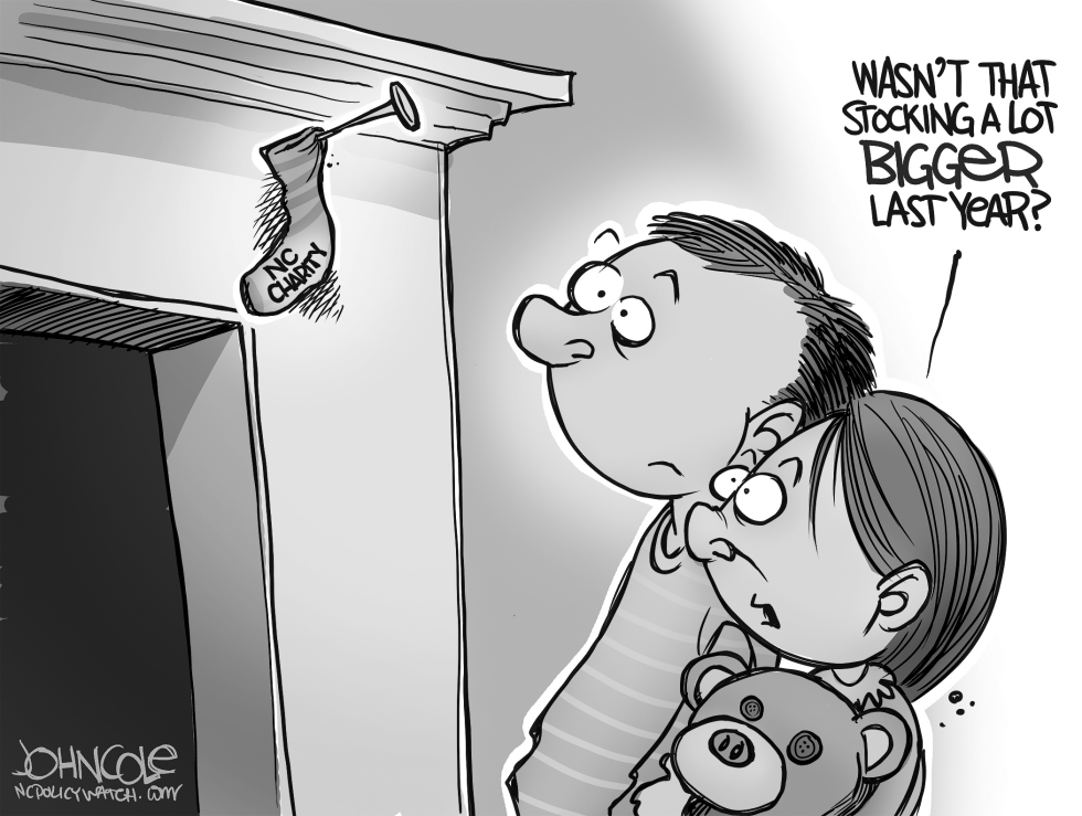 LOCAL NC -- Charitable giving down BW