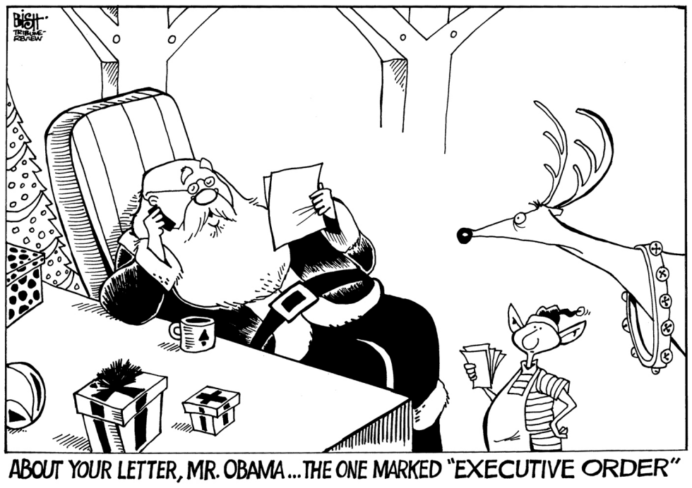 EXECUTIVE ORDER TO THE NORTH POLE, B/W