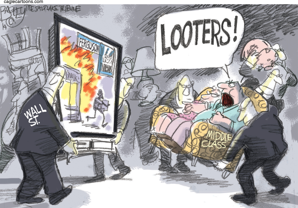  LOOTERS AND THUGS by Pat Bagley