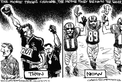 BROWN ARMS by Milt Priggee