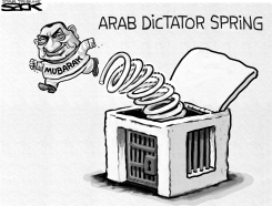 MUBARAK SPRUNG by Steve Sack
