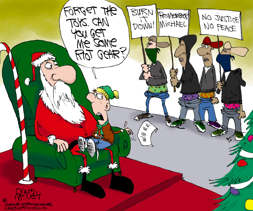  RIOT GEAR FOR CHRISTMAS by Gary McCoy