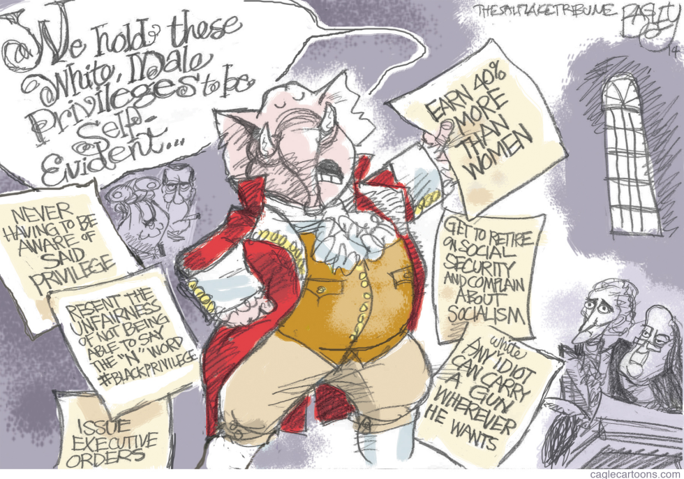  WHITE PRIVILEGE by Pat Bagley