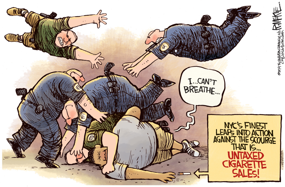  CHOKE HOLD DEATH by Rick McKee