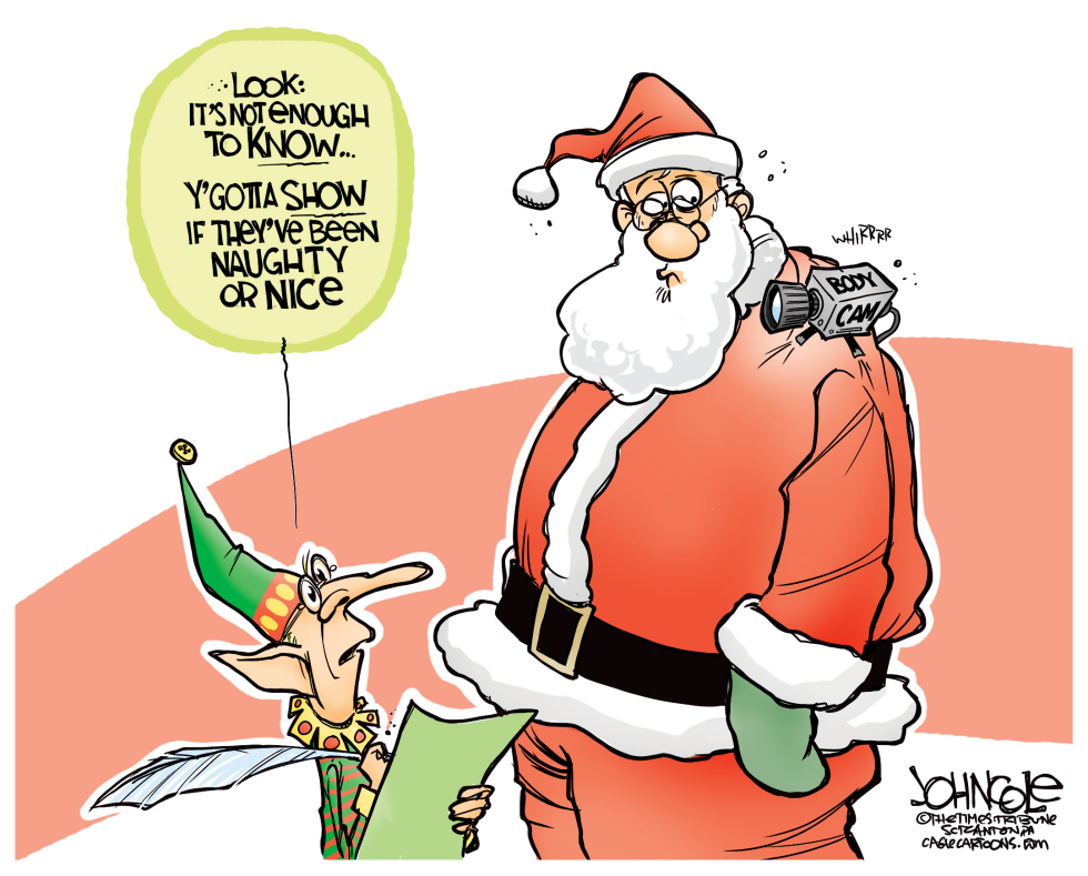  SANTA CAMERA by John Cole