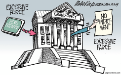 ERIC GARNER GRAND JURY  by Mike Keefe