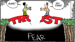 RACISM IN AMERICA by Bob Englehart