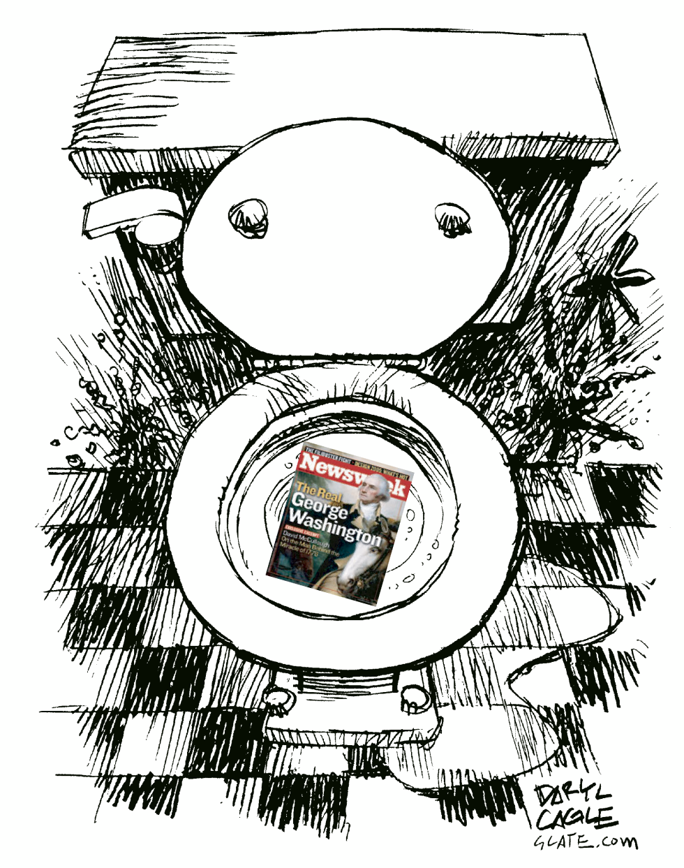 Newsweek in Toilet COLOR