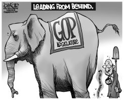 LOCAL PA WOLF AND THE DEFICIT BW by John Cole