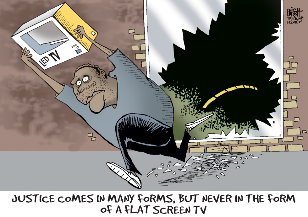 LOOTING IN THE NAME OF JUSTICE, COLOR