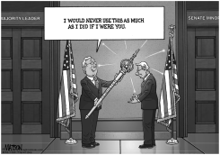 SENATOR MCCONNELL TRANSFERS FILIBUSTER POWER TO SENATOR REID by R.J. Matson