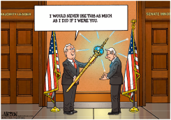 SENATOR MCCONNELL TRANSFERS FILIBUSTER POWER TO SENATOR REID by R.J. Matson