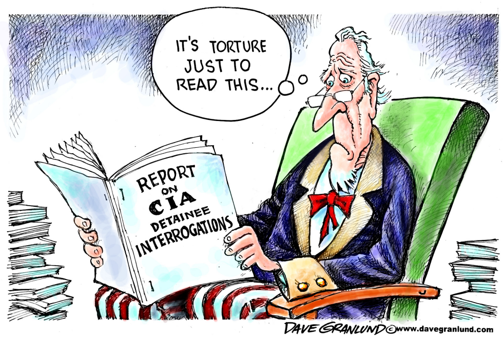  CIA TORTURE REPORT by Dave Granlund