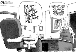 CANADA NOT LEAVING by Cam Cardow
