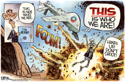 DRONES VS TORTURE  by Rick McKee