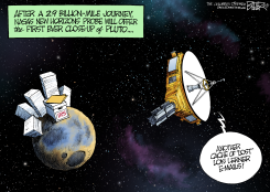 PICTURES FROM PLUTO  by Nate Beeler