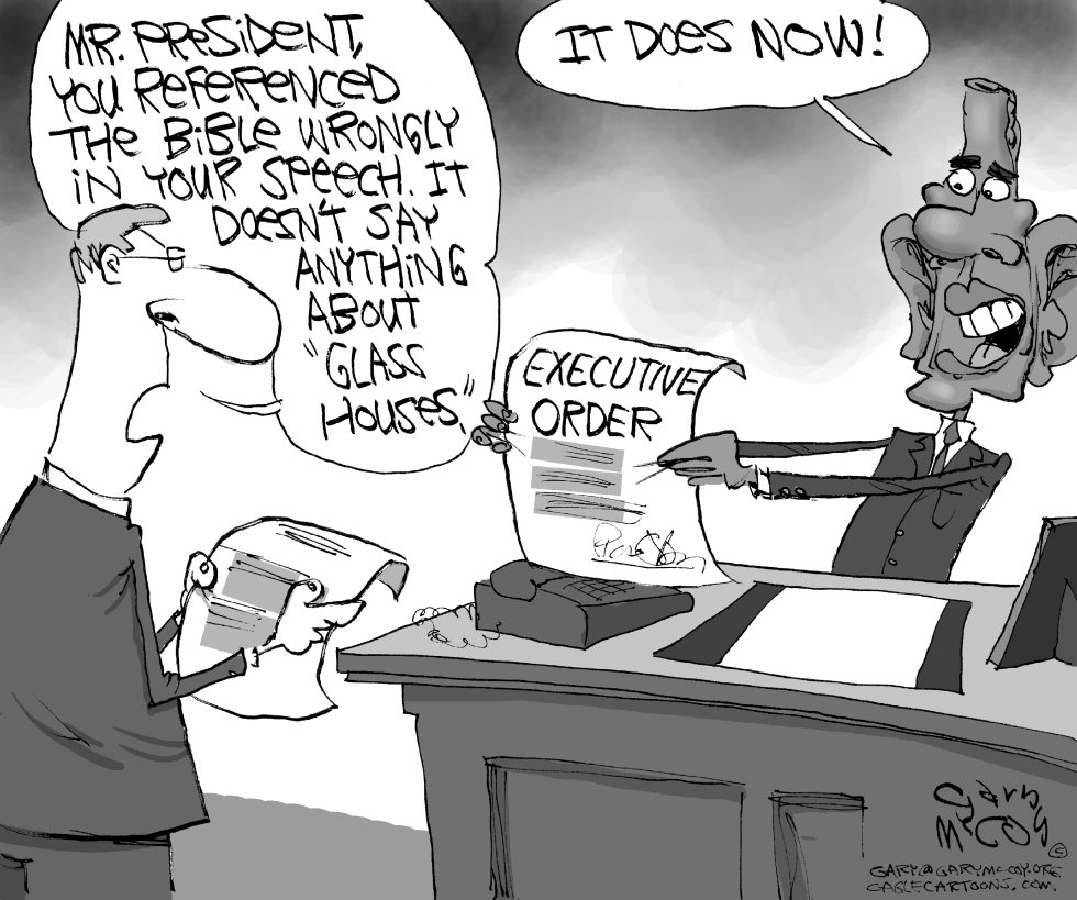Obama Re-Writes Bible