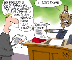 OBAMA RE-WRITES BIBLE  by Gary McCoy