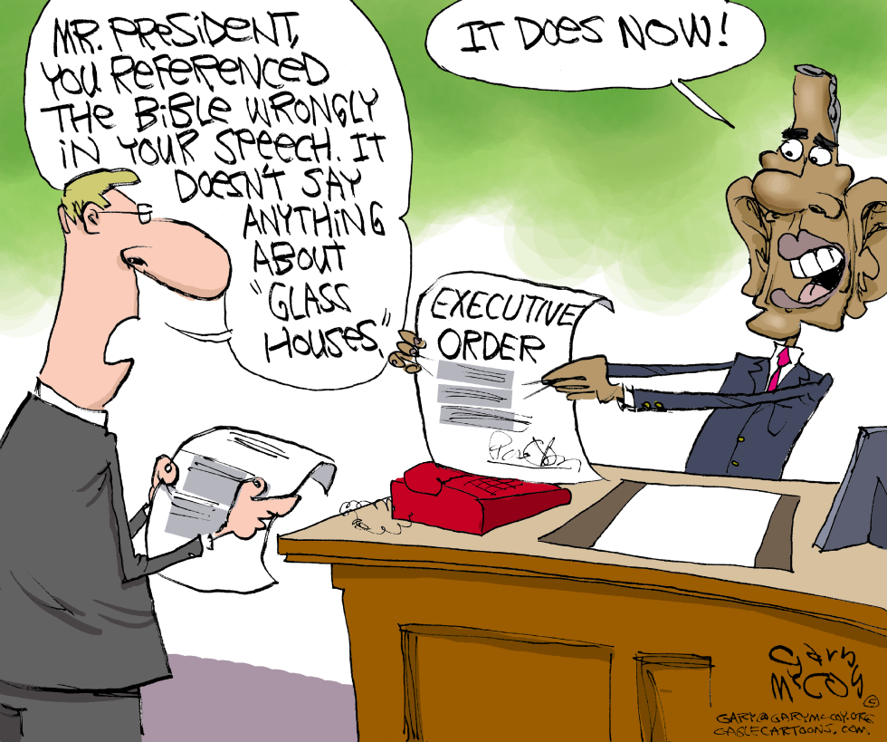 Obama Re-Writes Bible COLOR