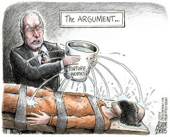 WATERBOARDING  by Adam Zyglis
