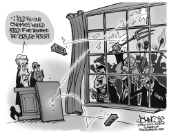 TORTURE ATTACKS BW by John Cole