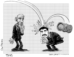 VENEZUELA AND OIL PRICE DROP by Daryl Cagle