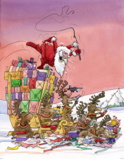 NAUGHTY REINDEER by Pierre Ballouhey