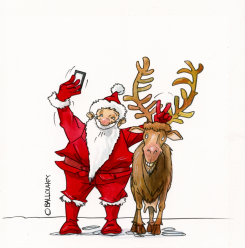 SANTA SELFIE by Pierre Ballouhey