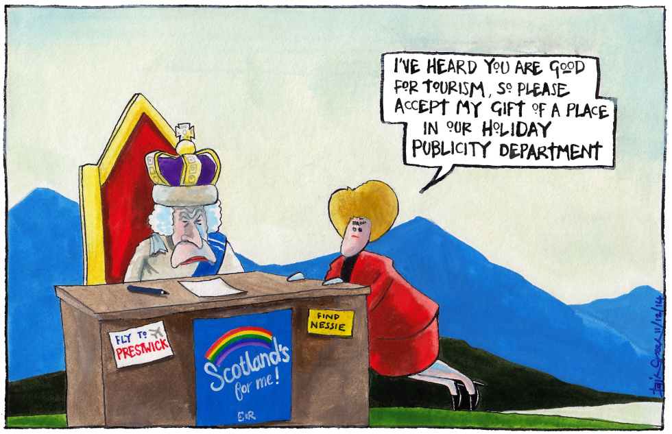 NEW SCOTTISH LEADER MEETS THE QUEEN