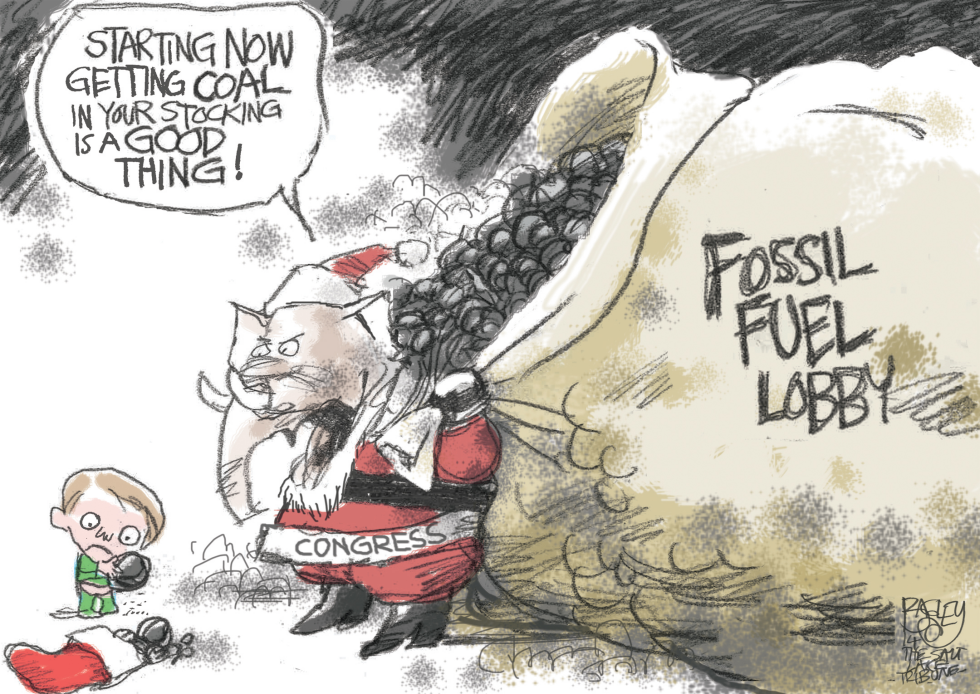  CHRISTMAS COAL by Pat Bagley