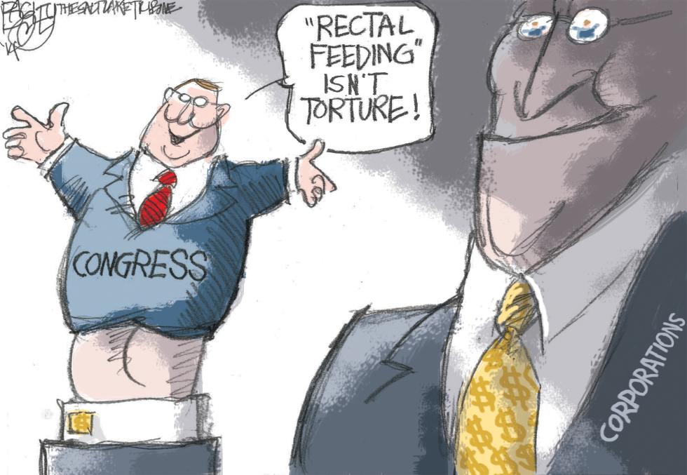  THE HAND THAT FEEDS CONGRESS by Pat Bagley