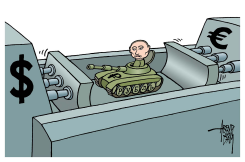 SHRINKING ROUBLE by Arend Van Dam