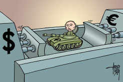 SHRINKING ROUBLE by Arend Van Dam