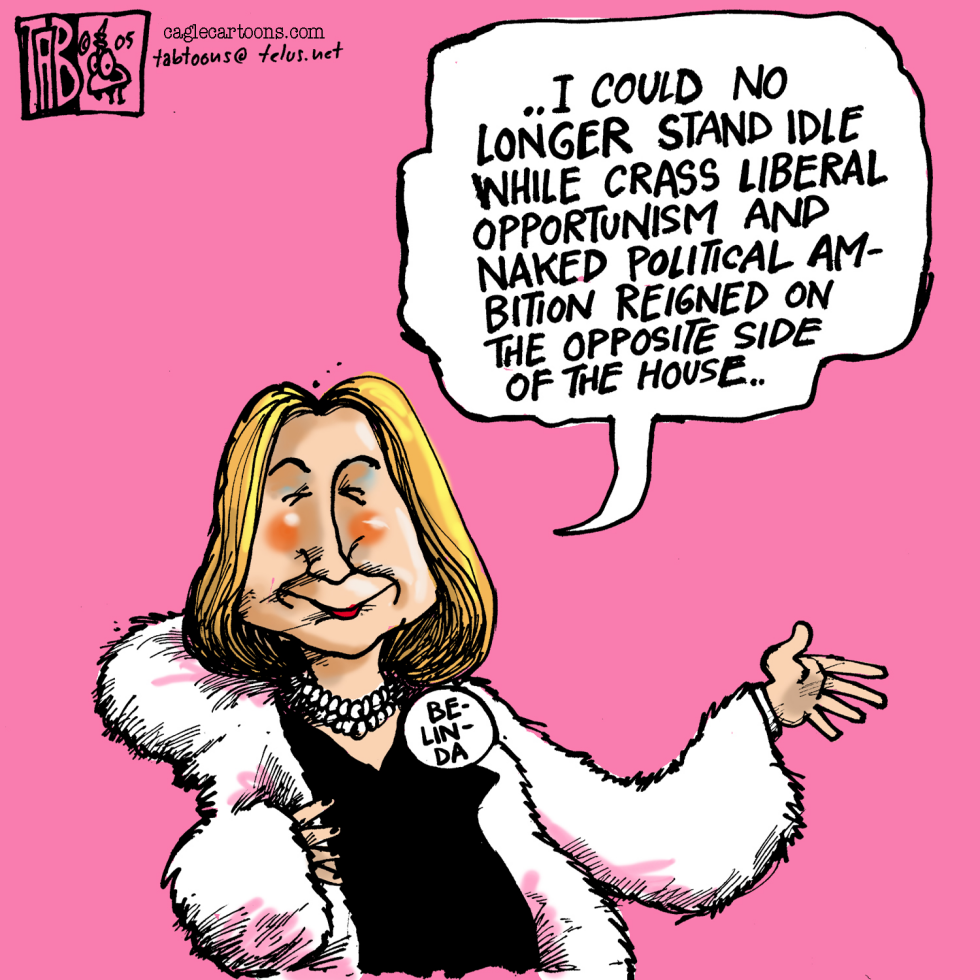CANADA Belinda Goes Liberal COLOUR