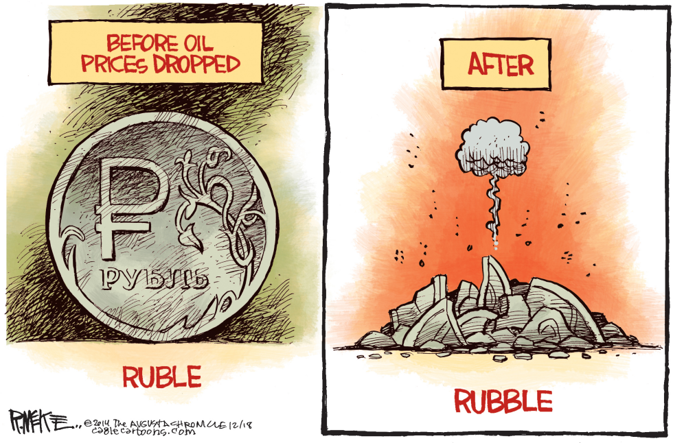  RUBLE RUBBLE by Rick McKee