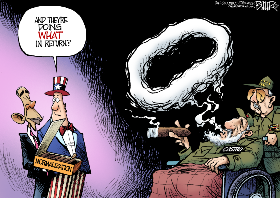  CUBAN CIGARS by Nate Beeler