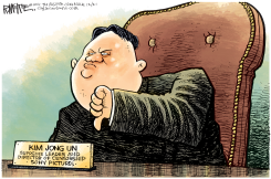 KIM JONG UN SONY  by Rick McKee