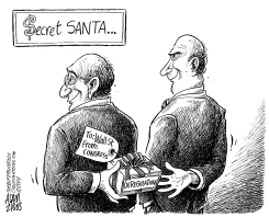 GIFT TO WALL STREET by Adam Zyglis