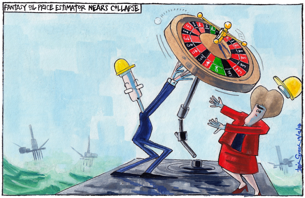 SCOTTISH GOVT OIL PRICE FANTASY
