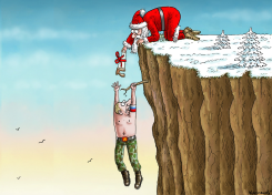 MERRY CHRISTMAS FOR PUTIN by Marian Kamensky