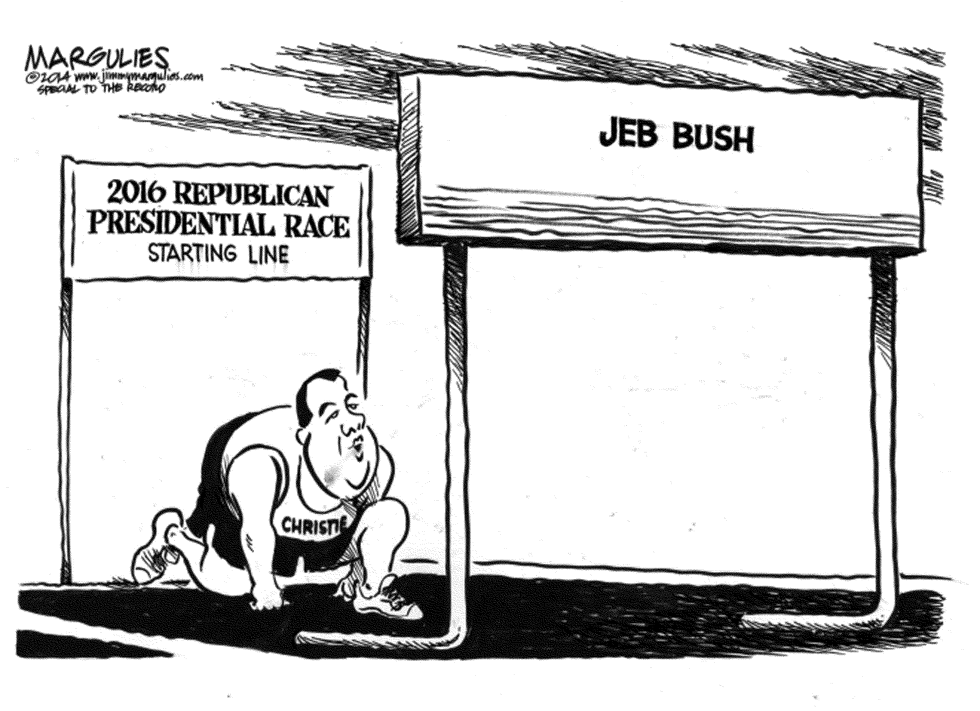 Christie and Jeb Bush