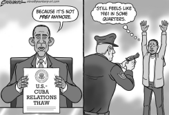 CUBA AND 1961 BW by Steve Greenberg