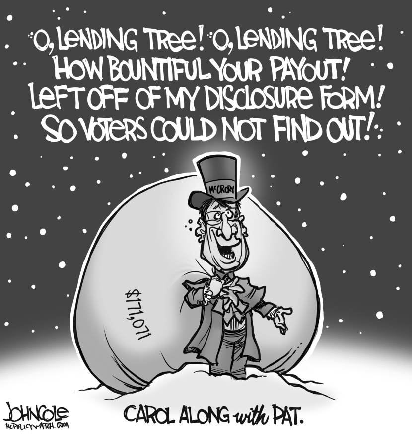 LOCAL NC -- McCrory and Lending Tree BW