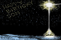 CHRISTMAS  by Milt Priggee