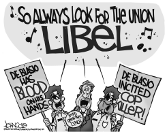 NYPD UNION   BW by John Cole