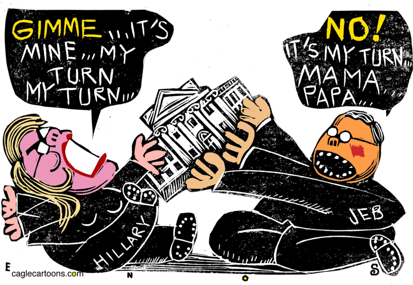 Hillary and Jeb COLOR