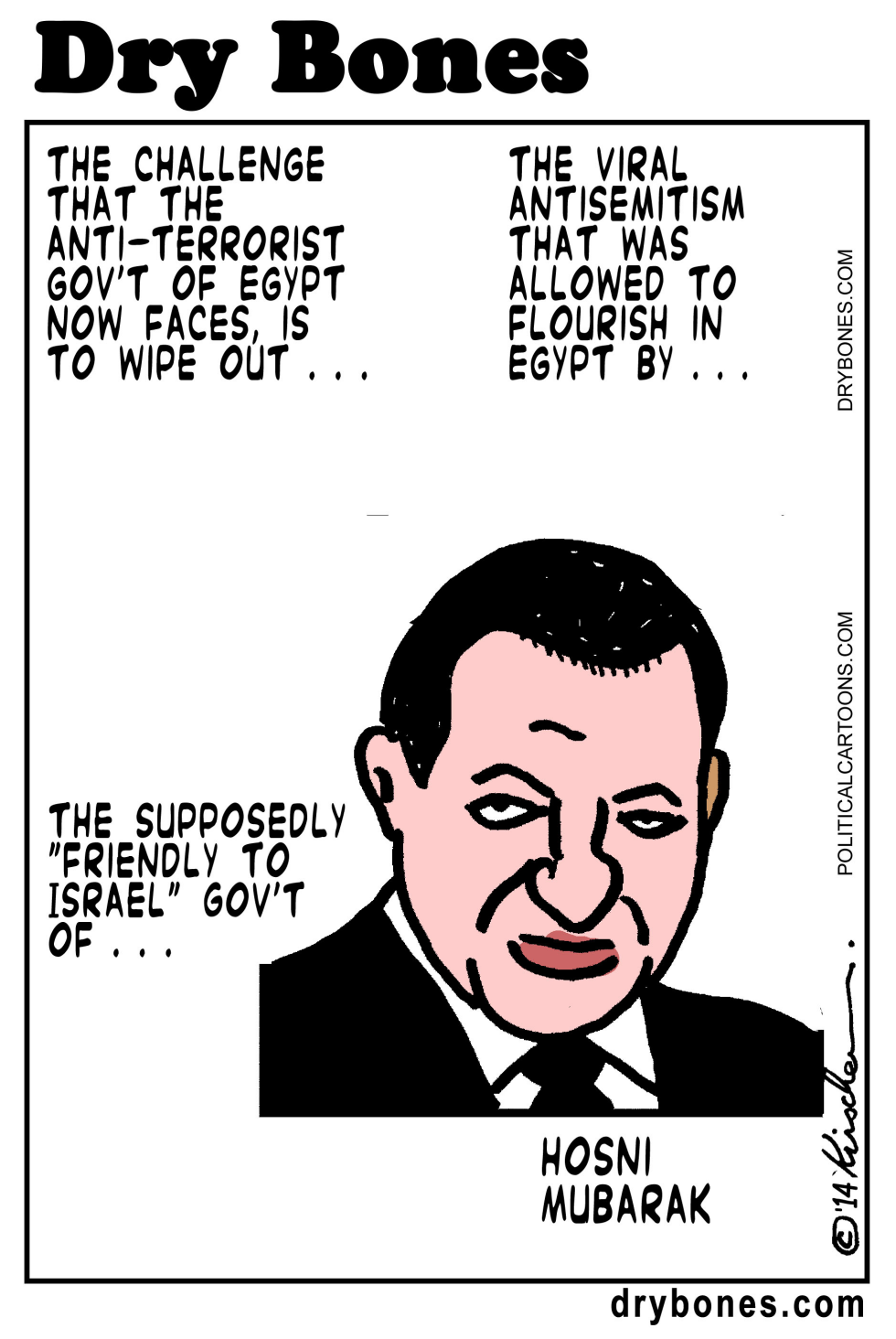  HOSNI MUBARAK by Yaakov Kirschen